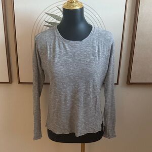 Marine Layer Heather Gray Long Sleeve Tee